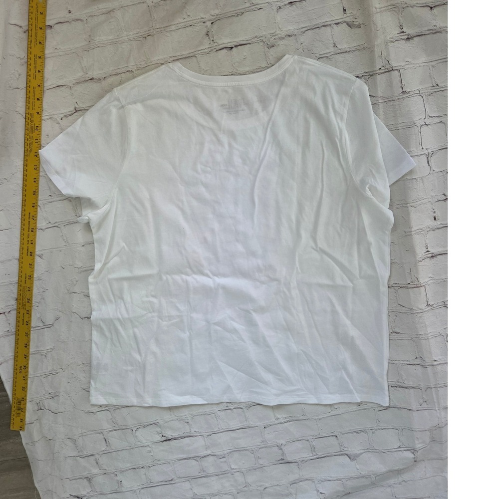 Time and Tru Womens XXXL White Vintage Halloween Pumpkin Ghost Bucket T-Shirt - Picture 3 of 3